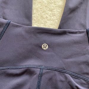 Navy LULU Lemon Capri Leggings